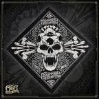 Skull / Clown Split Bandana – Oddities & Curiosities Expo Official Merch