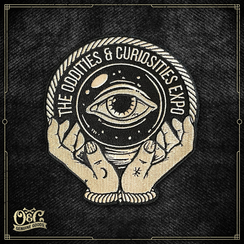 Crystal Ball Embroidered Patch – Oddities & Curiosities Expo Official Merch