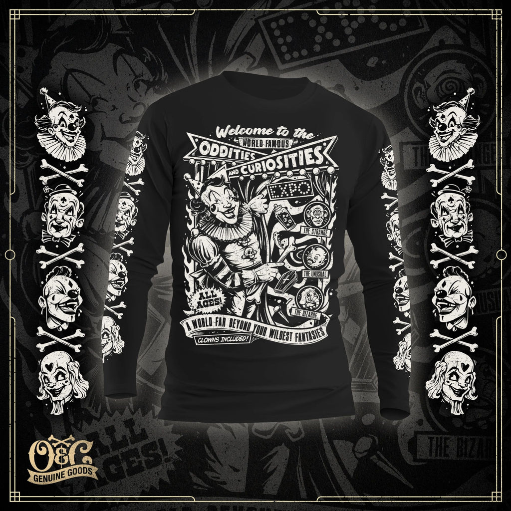 Clown Long Sleeve – Oddities & Curiosities Expo Official Merch