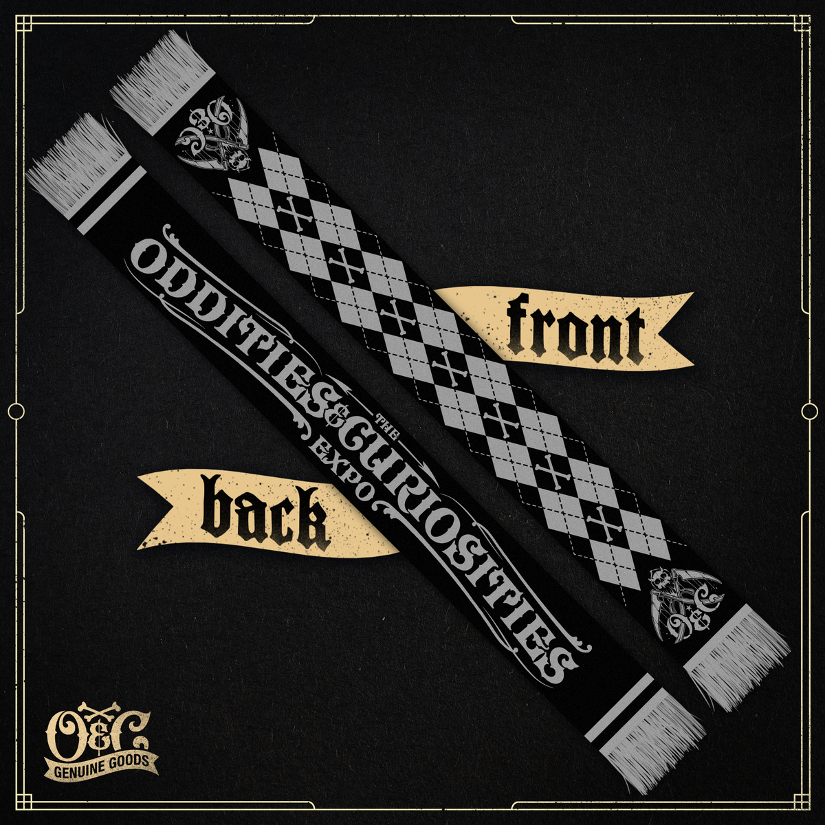 Argyle Scarf – Oddities & Curiosities Expo Official Merch – The