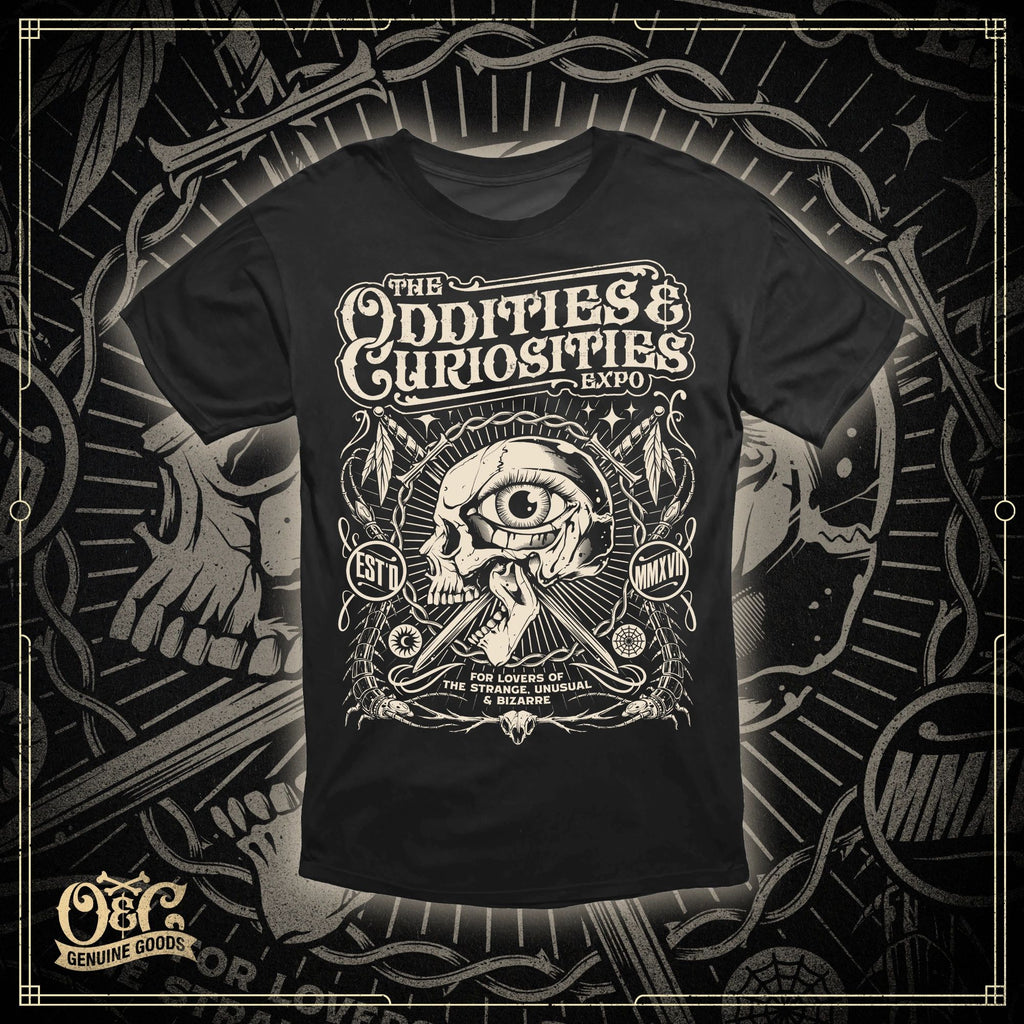 Skull T-Shirt – Oddities & Curiosities Expo Official Merch
