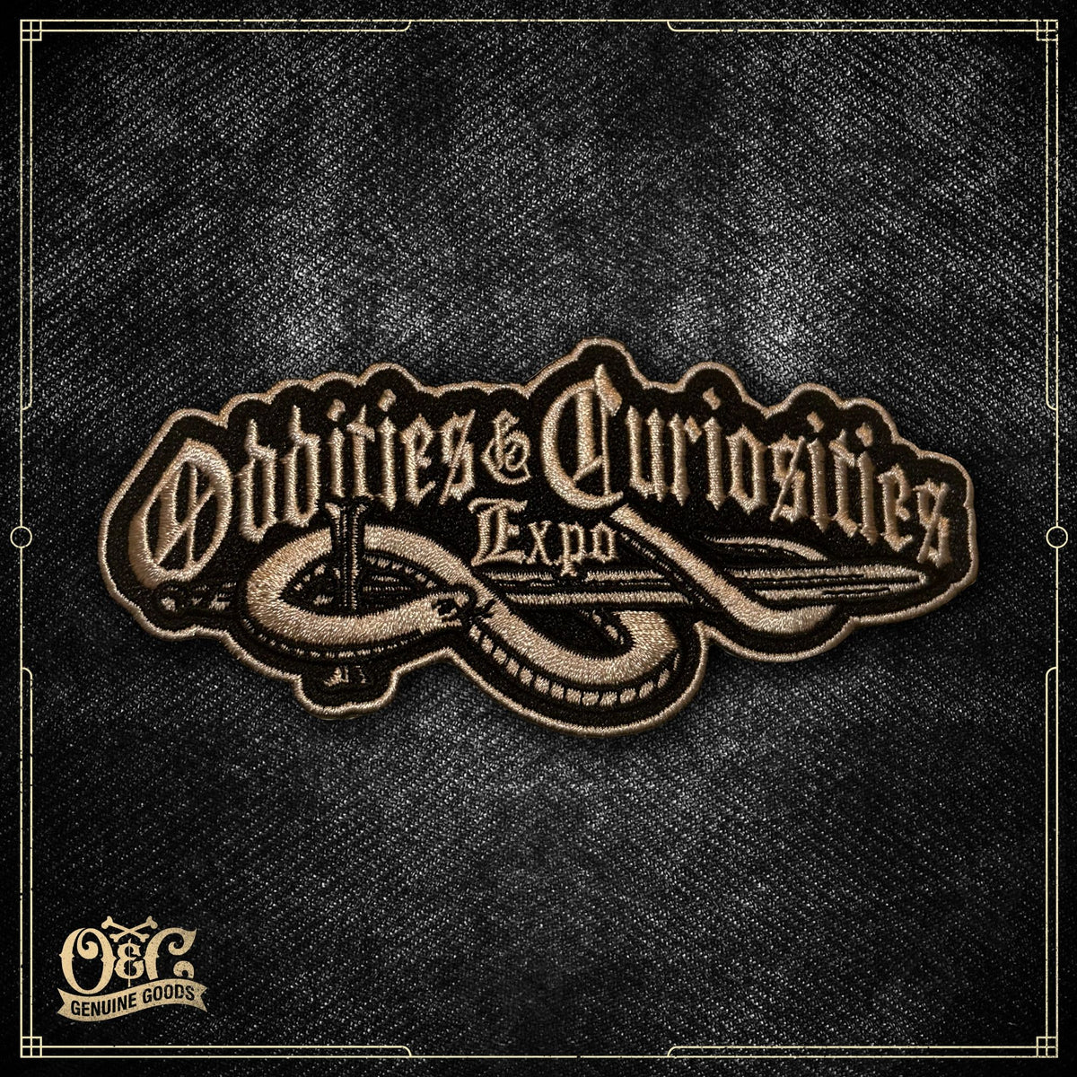 Snake/Sword Embroidered Patch – The Oddities & Curiosities Expo