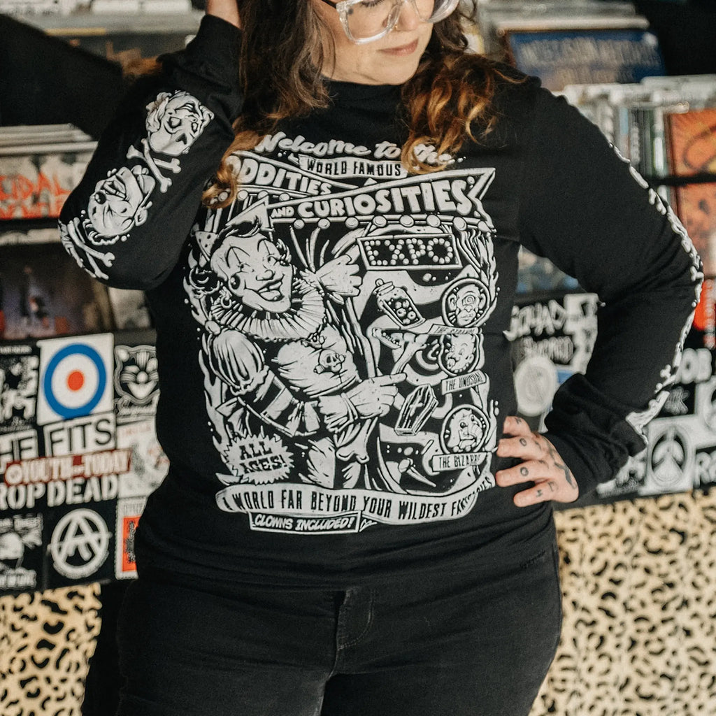 Clown Long Sleeve – Oddities & Curiosities Expo Official Merch