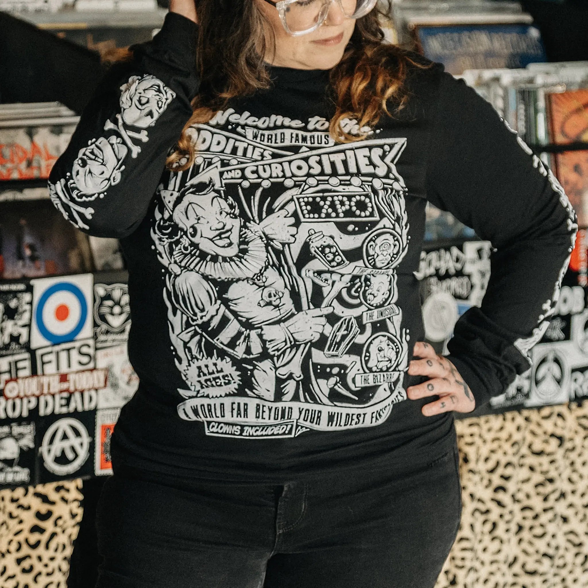 Clown Long Sleeve – Oddities & Curiosities Expo Official Merch