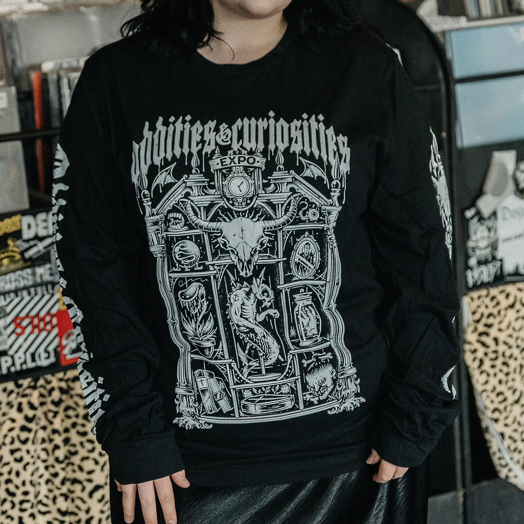 Curio Cabinet Long Sleeve – Oddities & Curiosities Expo Official Merch