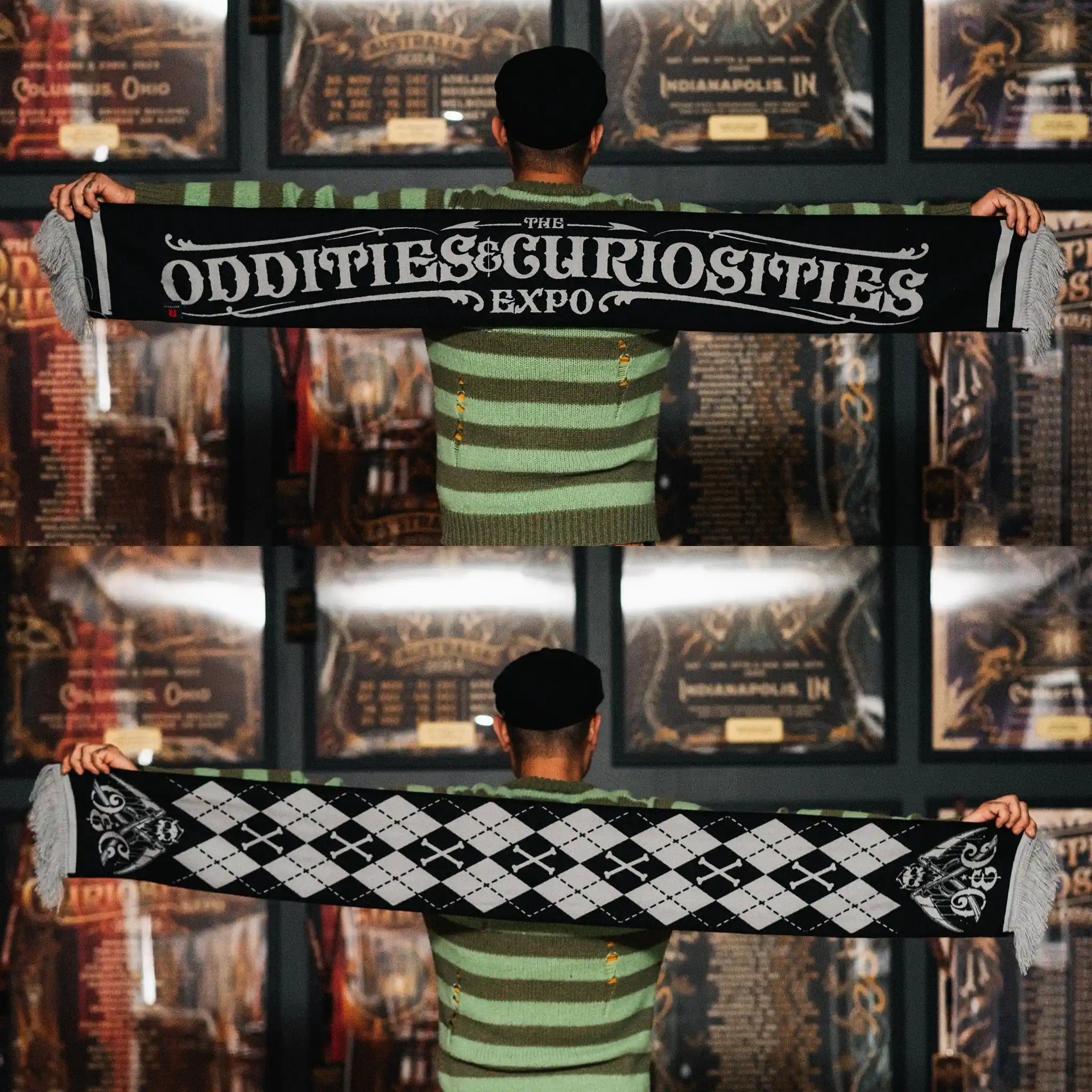 Argyle Scarf – Oddities & Curiosities Expo Official Merch