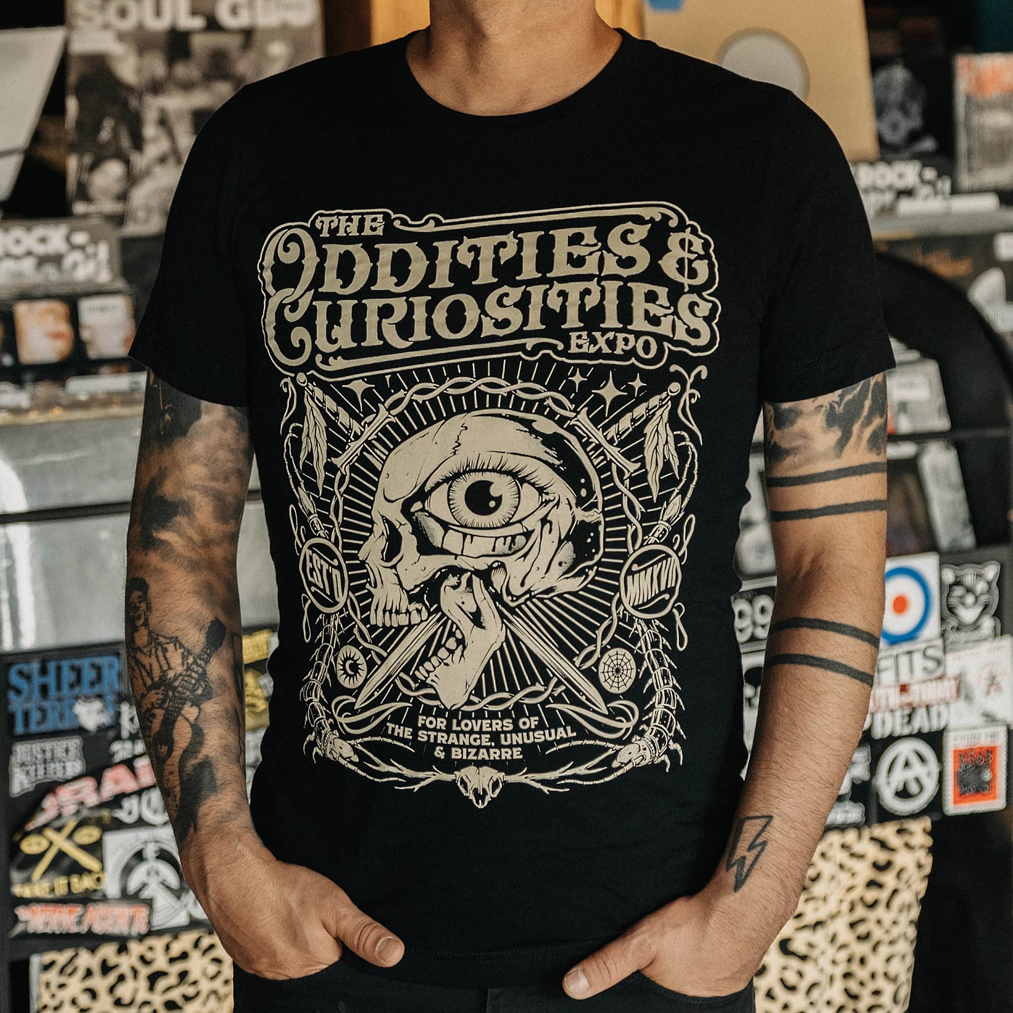 Skull T-Shirt – Oddities & Curiosities Expo Official Merch