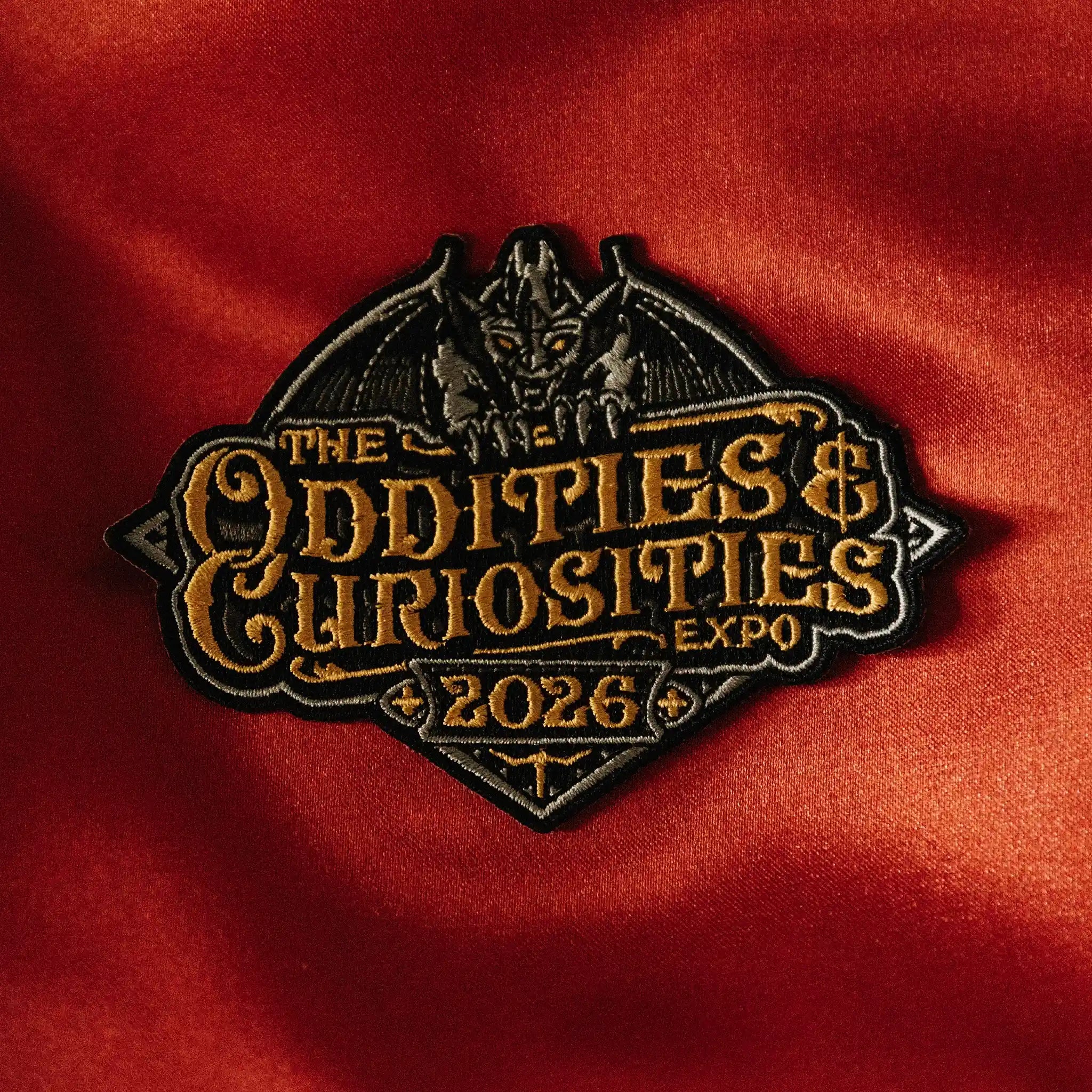 2026 Embroidered Patch – Oddities & Curiosities Expo Official Merch