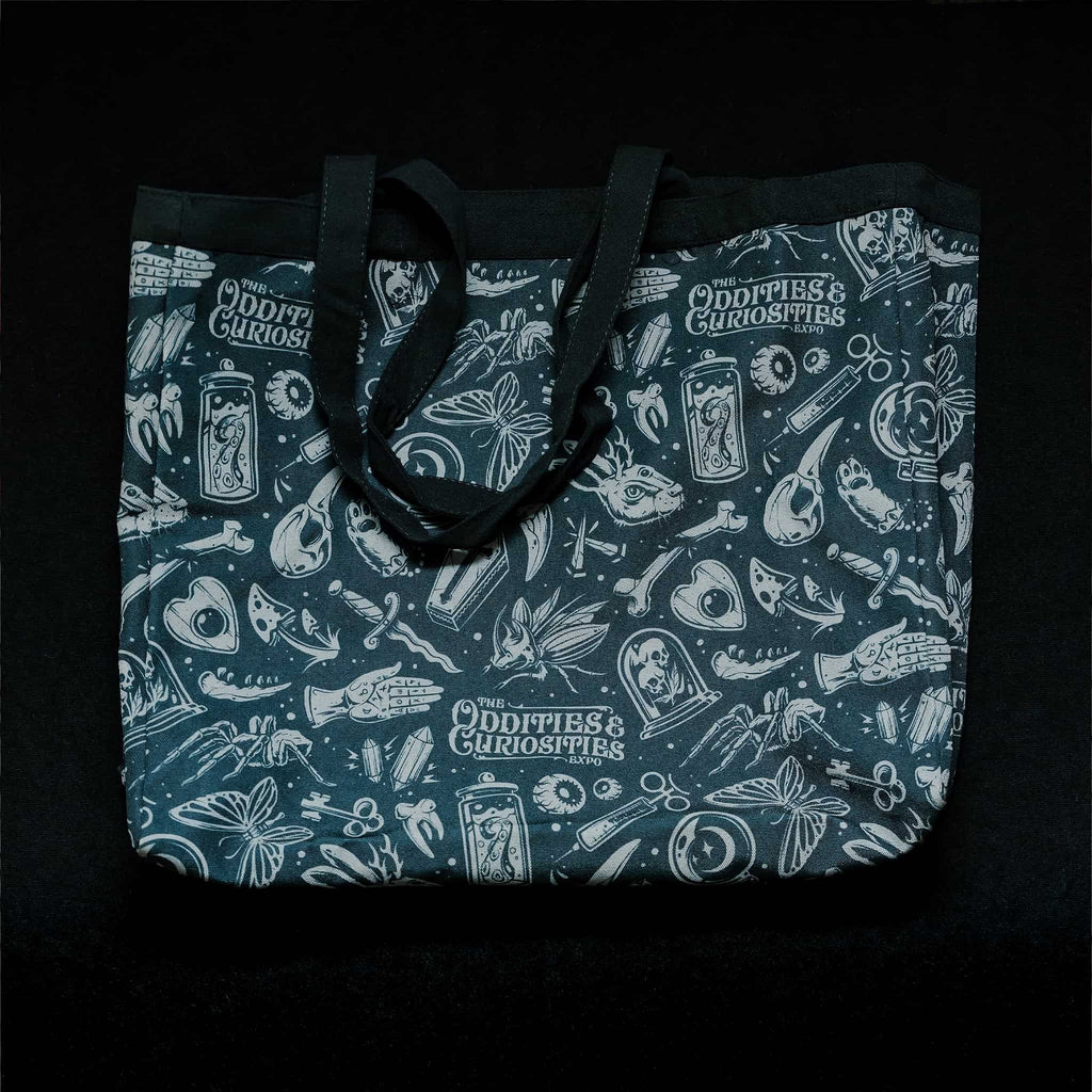 Orange/Grey Reversible Tote Bag – Oddities & Curiosities Expo Official Merch