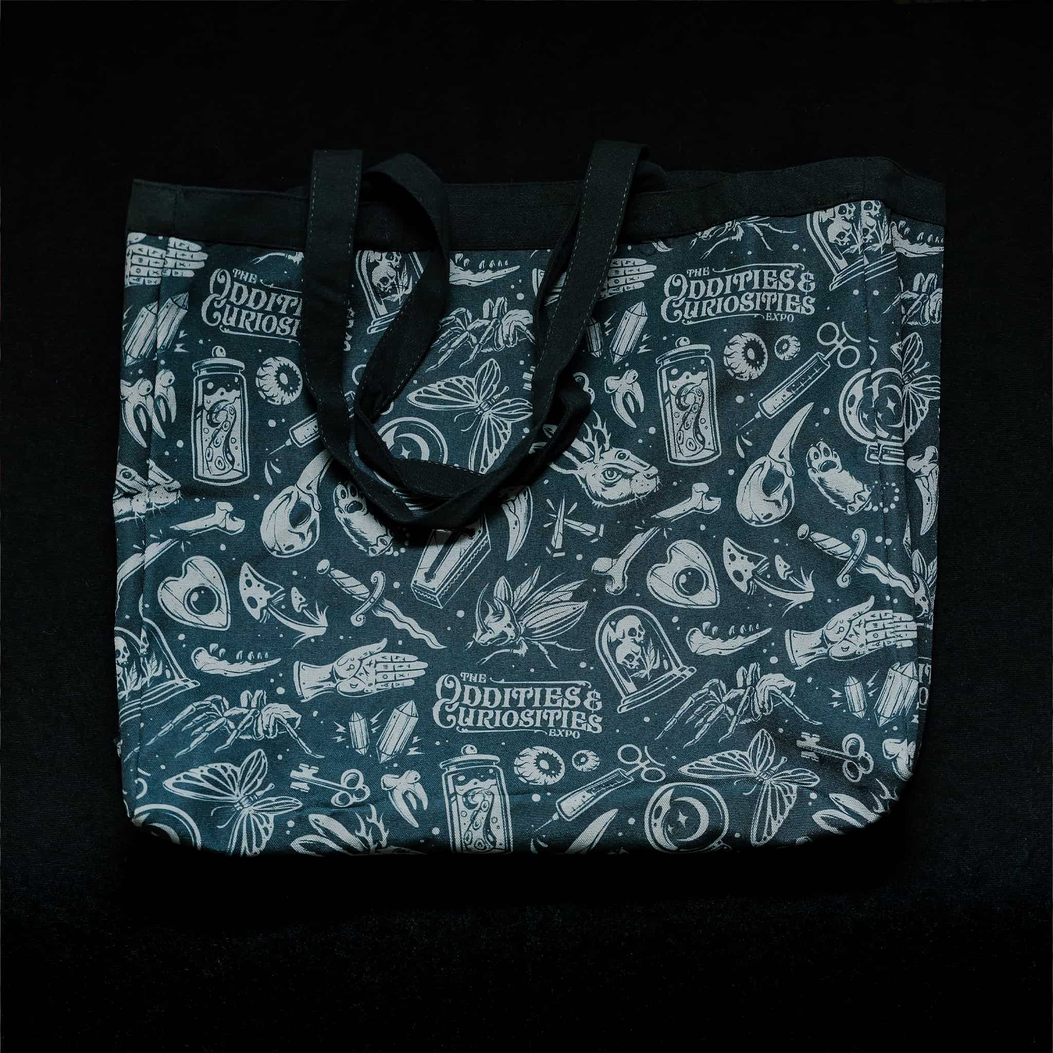 Orange/Grey Reversible Tote Bag – Oddities & Curiosities Expo Official Merch
