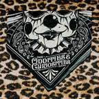 Skull / Clown Split Bandana – Oddities & Curiosities Expo Official Merch