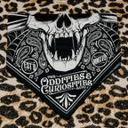 Skull / Clown Split Bandana – Oddities & Curiosities Expo Official Merch